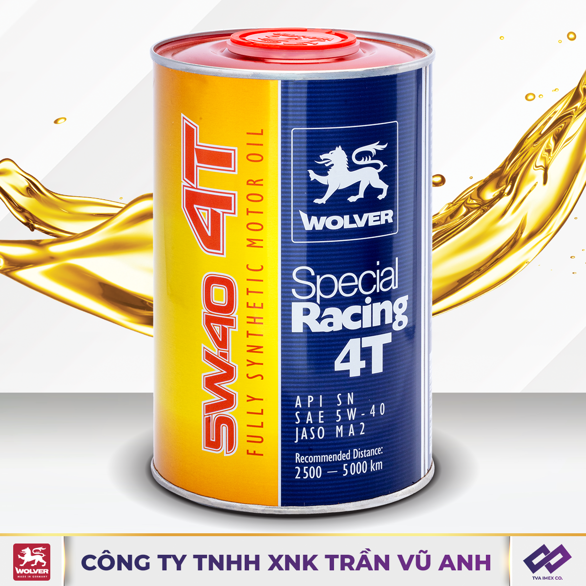 Wolver Special Racing 5W40 SN 1L - Fully Synthetic